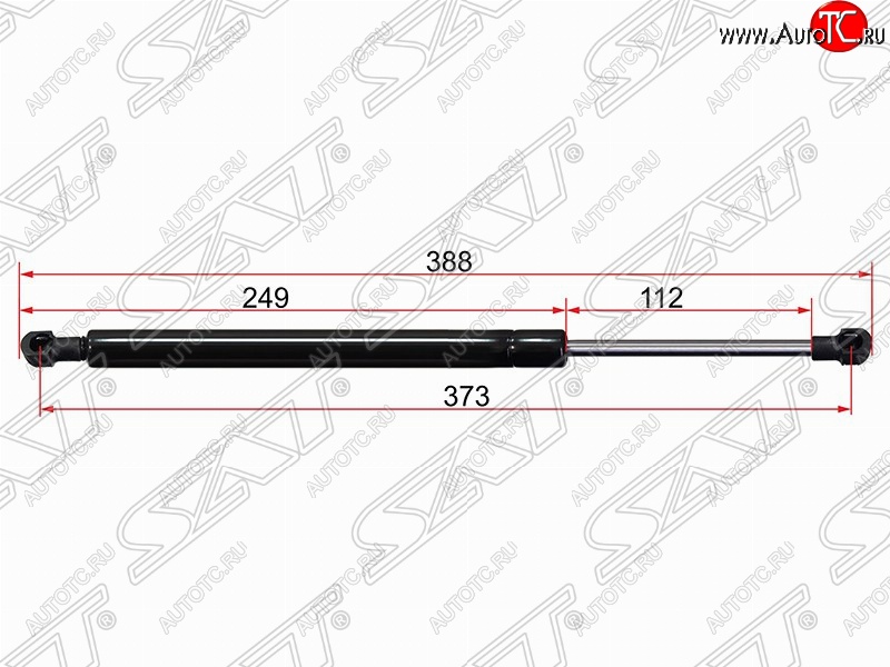 539 р. Упор крышки багажника SAT (газовый)  BMW 3 серия  E90 (2004-2008) седан дорестайлинг  с доставкой в г. Новочеркасск