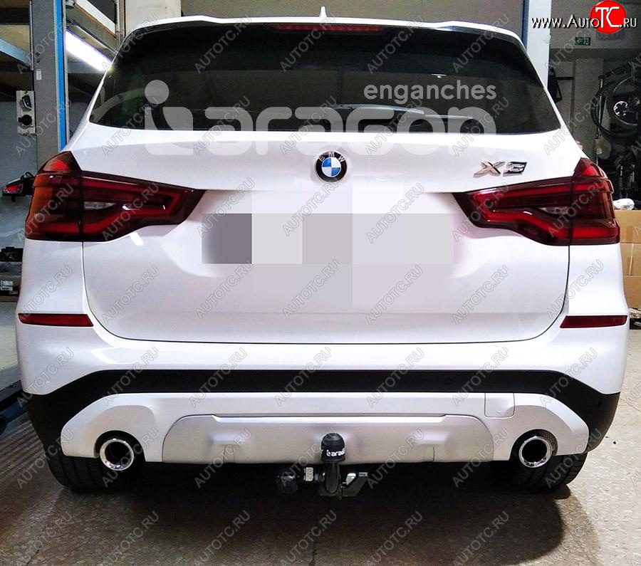 22 699 р. Фаркоп Aragon BMW X3 G01 дорестайлинг (2017-2021) (тип шара S (горизонтальный, легкосъемный))  с доставкой в г. Новочеркасск