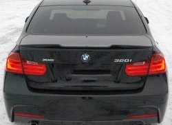 8 239 р. Лип спойлер BS v2 BMW 3 серия F30 седан рестайлинг (2015-2018) (Неокрашенный)  с доставкой в г. Новочеркасск. Увеличить фотографию 3