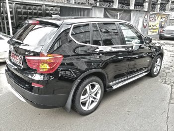 13 549 р. Подножки боковые WINBO OE Style BMW X3 F25 дорестайлинг (2010-2014)  с доставкой в г. Новочеркасск. Увеличить фотографию 3