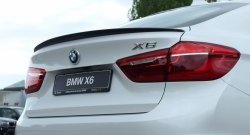 11 199 р. Лип спойлер BS BMW X6 F16 (2014-2020) (Неокрашенный)  с доставкой в г. Новочеркасск. Увеличить фотографию 2