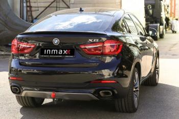 8 499 р. Лип спойлер M-Performance  BMW X6  F16 (2014-2020) (цвет: черный глянец)  с доставкой в г. Новочеркасск. Увеличить фотографию 3