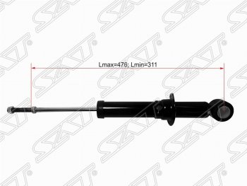 Амортизатор задний SAT (LH=RH) Toyota Allion T240 седан дорестайлинг (2001-2004)