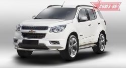 Защита переднего бампера одинарная Souz-96 (d60) Chevrolet Trailblazer GM800 дорестайлинг (2012-2016)