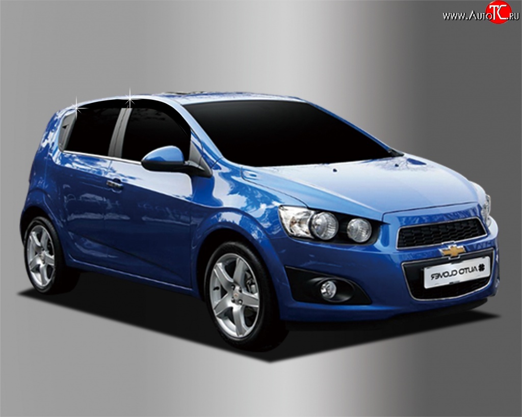 1 099 р. Дефлектора окон Avtoclover Chevrolet Aveo T300 хэтчбек (2011-2015)  с доставкой в г. Новочеркасск