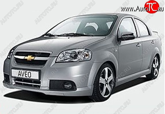 5 099 р. Пороги накладки CT v2 Chevrolet Aveo T250 седан рестайлинг (2006-2011) (Неокрашенные)  с доставкой в г. Новочеркасск