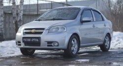 1 039 р. Защитная сетка решетки переднего бампера RA Chevrolet Aveo T250 седан рестайлинг (2006-2011)  с доставкой в г. Новочеркасск. Увеличить фотографию 4