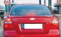 3 499 р. Лип спойлер CT Chevrolet Aveo T200 седан (2003-2008) (Неокрашенный)  с доставкой в г. Новочеркасск. Увеличить фотографию 2