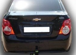 7 449 р. Фаркоп Leader Chevrolet Aveo T300 седан (2011-2015) (Без электропакета)  с доставкой в г. Новочеркасск. Увеличить фотографию 1