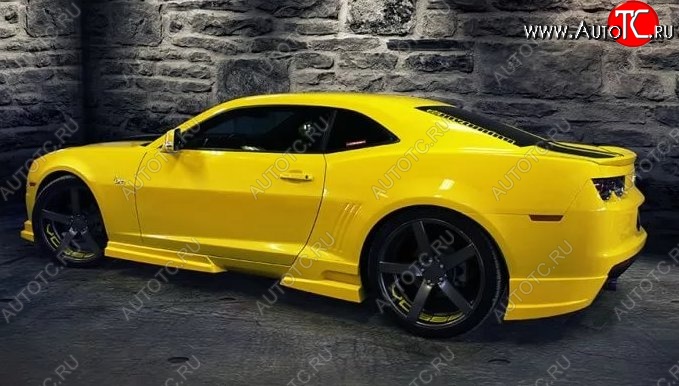 12 299 р. Клыки на задний бампер Tuning-Sport  Chevrolet Camaro (2008-2014) дорестайлинг (Неокрашенная)  с доставкой в г. Новочеркасск