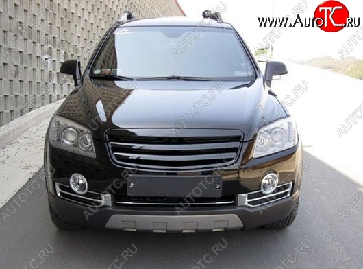 5 999 р. Решётка радиатора CT Chevrolet Captiva  дорестайлинг (2006-2011) (Неокрашенная)  с доставкой в г. Новочеркасск