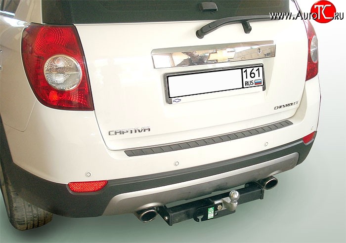 8 399 р. Фаркоп Лидер Плюс (до 1500 кг) Chevrolet Captiva  дорестайлинг (2006-2011) (Без электропакета)  с доставкой в г. Новочеркасск