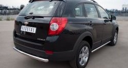 13 849 р. Защита порогов из круглой трубы диаметром 63 мм Russtal Chevrolet Captiva 1-ый рестайлинг (2011-2013) (Защита порогов с со скосами на торцах (вариант 1))  с доставкой в г. Новочеркасск. Увеличить фотографию 12