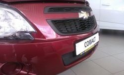 2 089 р. Нижняя сетка на бампер Russtal (черная) Chevrolet Cobalt седан дорестайлинг (2011-2016)  с доставкой в г. Новочеркасск. Увеличить фотографию 5