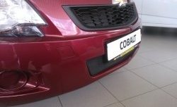 2 089 р. Нижняя сетка на бампер Russtal (черная) Chevrolet Cobalt седан дорестайлинг (2011-2016)  с доставкой в г. Новочеркасск. Увеличить фотографию 6