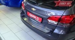 1 484 р. Накладка на задний бампер Souz-96  Chevrolet Cruze ( HR51S,HR81S,  J305) (2001-2012) хэтчбек (Япония), хэтчбек дорестайлинг  с доставкой в г. Новочеркасск. Увеличить фотографию 2