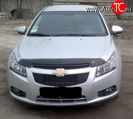 2 369 р. Дефлектор капота NovLine Chevrolet Cruze J305 хэтчбек дорестайлинг (2009-2012)  с доставкой в г. Новочеркасск