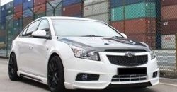 3 999 р. Накладка на передний бампер Extrime Chevrolet Cruze J305 хэтчбек дорестайлинг (2009-2012) (Неокрашенная)  с доставкой в г. Новочеркасск. Увеличить фотографию 3