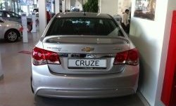 6 849 р. Спойлер LitCompany Chevrolet Cruze J300 седан дорестайлинг (2009-2012) (Неокрашенный)  с доставкой в г. Новочеркасск. Увеличить фотографию 6