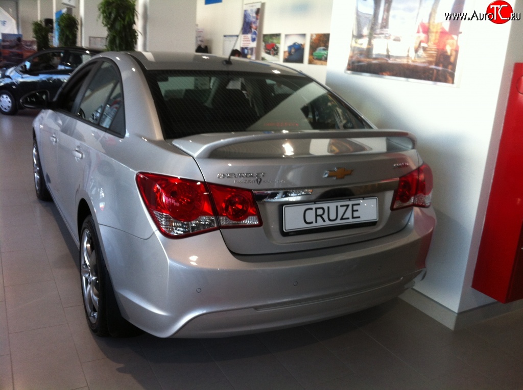 6 849 р. Спойлер LitCompany Chevrolet Cruze J300 седан дорестайлинг (2009-2012) (Неокрашенный)  с доставкой в г. Новочеркасск