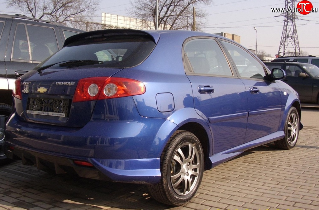 2 569 р. Пороги накладки Атланта  Chevrolet Lacetti  хэтчбек (2002-2013) (Неокрашенные)  с доставкой в г. Новочеркасск