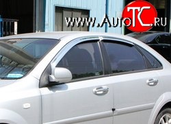 999 р. Комплект дефлекторов окон (ветровиков) 4 шт. Russtal Chevrolet Lacetti седан (2002-2013)  с доставкой в г. Новочеркасск