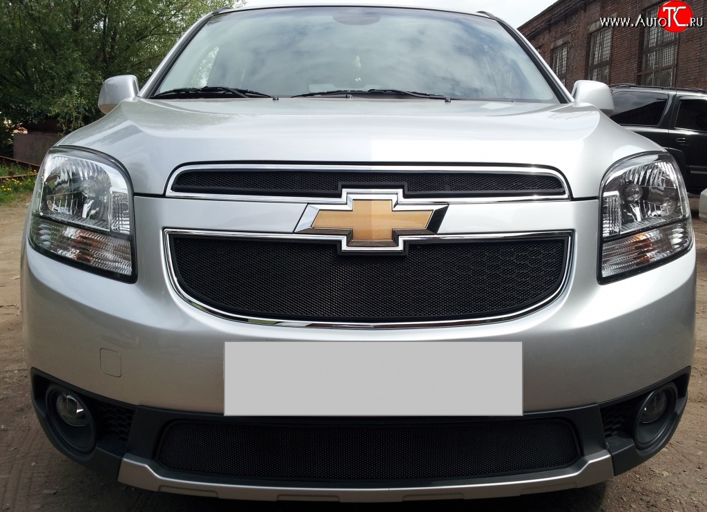 1 469 р. Сетка воздухозаборника переднего бампера Russtal Chevrolet Orlando (2011-2018)  с доставкой в г. Новочеркасск