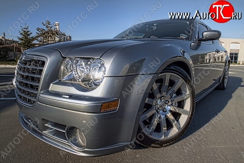 6 649 р. Накладка на передний бампер SRT 8 STYLE Chrysler 300C LX седан (2004-2011) (Неокрашенная)  с доставкой в г. Новочеркасск