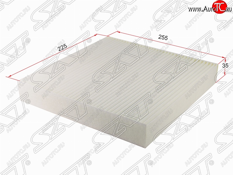 271 р. Фильтр салонный SAT (255х225х35 mm)  CITROEN Berlingo  M59 (2002-2012), CITROEN Xsara ( N0,  N1) (1997-2005), Peugeot Partner  M49/M59 (1997-2008)  с доставкой в г. Новочеркасск