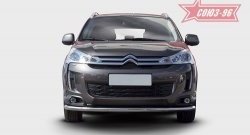 17 639 р. Защита переднего бампера одинарная Souz-96 Premium (d60) CITROEN C4 aircross (2012-2017)  с доставкой в г. Новочеркасск. Увеличить фотографию 2