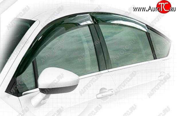 1 999 р. Дефлектора окон CA-Plastiс  CITROEN C5  RD (2008-2021) дорестайлинг, седан, рестайлинг, седан (Classic полупрозрачный)  с доставкой в г. Новочеркасск