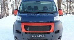 739 р. Реснички на фары RA CITROEN Jumper 250 (2006-2014) (Глянец под окраску, Неокрашенные)  с доставкой в г. Новочеркасск. Увеличить фотографию 2