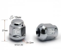 Колёсная гайка Вектор M12 1.5 Mitsubishi Space Gear  рестайлинг (1997-2007) 