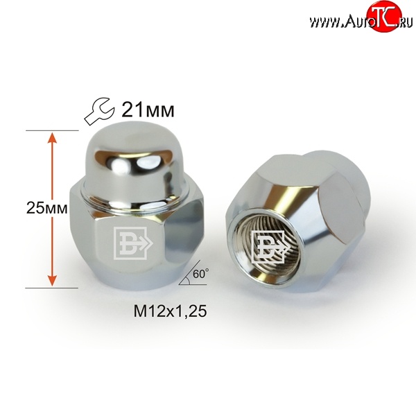 59 р. Колёсная гайка Вектор M12 1.25 Evolute i-PRO (2022-2024)