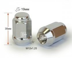 Колёсная гайка Вектор M12 1.25 ВИС 23461 фургон, рестайлинг (2021-2025) 