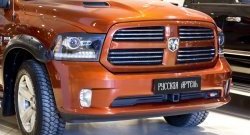 799 р. Реснички на фары RA  Dodge Ram  DJ, DS (2008-2012) (Неокрашенные)  с доставкой в г. Новочеркасск. Увеличить фотографию 2