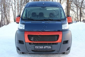 869 р. Реснички на фары (глянец) RA  Fiat Ducato  250 (2006-2014) (Неокрашенные)  с доставкой в г. Новочеркасск. Увеличить фотографию 1