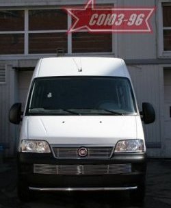 11 564 р. Защита переднего бампера одинарная Souz-96 (d60) Fiat Ducato 250 (2006-2014)  с доставкой в г. Новочеркасск. Увеличить фотографию 3