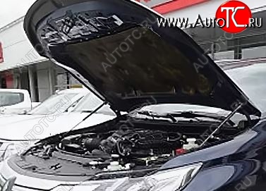 2 299 р. Упоры капота Russtal Mitsubishi Pajero Sport QE дорестайлинг (2015-2021)  с доставкой в г. Новочеркасск