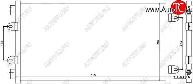 5 999 р. Радиатор кондиционера SAT (1.2) Fiat Punto 188 хэтчбэк 3 дв. дорестайлинг (1999-2003)  с доставкой в г. Новочеркасск