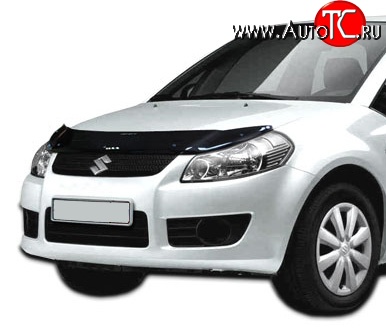 2 489 р. Дефлектор капота NovLine Suzuki SX4 YA21S,YB21S дорестайлинг, хэтчбэк (2006-2011)  с доставкой в г. Новочеркасск