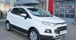 15 649 р. Защита переднего бампера (2 трубыØ63 и 42 мм, нержавейка) Russtal Ford EcoSport дорестайлинг (2013-2019)  с доставкой в г. Новочеркасск. Увеличить фотографию 3