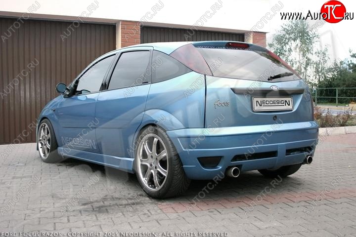 28 999 р. Задний бампер ST1 Ford Focus 1 хэтчбэк 3 дв. дорестайлинг (1998-2002)  с доставкой в г. Новочеркасск