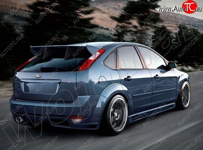 25 899 р. Задний бампер EVO Ford Focus 2 хэтчбэк 5 дв. рестайлинг (2007-2011)  с доставкой в г. Новочеркасск