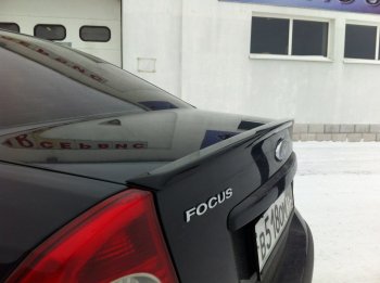 3 399 р. Лип спойлер АВТОКРАТ Ford Focus 2  седан дорестайлинг (2004-2008) (Неокрашенный)  с доставкой в г. Новочеркасск. Увеличить фотографию 2