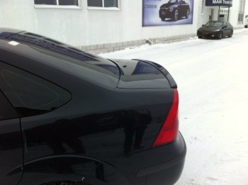 3 399 р. Лип спойлер АВТОКРАТ Ford Focus 2  седан дорестайлинг (2004-2008) (Неокрашенный)  с доставкой в г. Новочеркасск. Увеличить фотографию 3