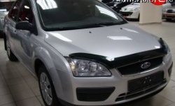 2 499 р. Дефлектор капота NovLine Ford Focus 2 хэтчбэк 3 дв. дорестайлинг (2004-2007)  с доставкой в г. Новочеркасск. Увеличить фотографию 1