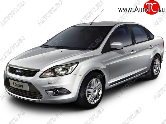 3 659 р. Бампер передний Ford Focus 2 седан рестайлинг (2007-2011) (Окрашенный)  с доставкой в г. Новочеркасск