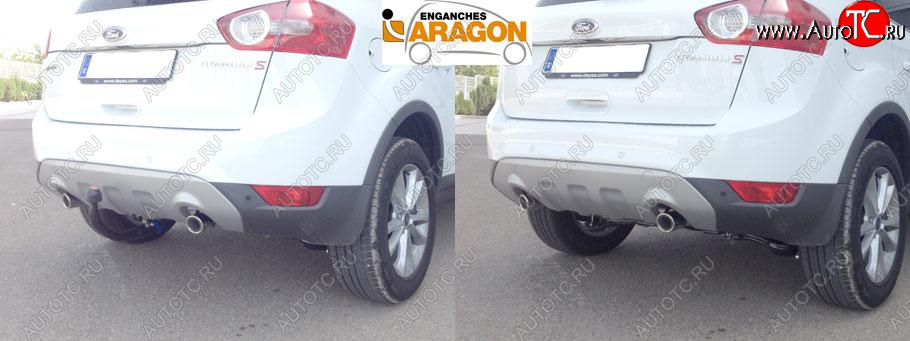 22 699 р. Фаркоп Aragon.(шар V) Ford Kuga 2 дорестайлинг (2013-2016)  с доставкой в г. Новочеркасск