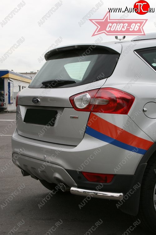 7 649 р. ЗЗащита заднего бампера Souz-96 (d60 mm) Ford Kuga 1 (2008-2013)  с доставкой в г. Новочеркасск